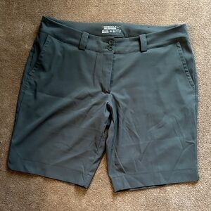 Nike Women's Gray Golf Bermuda Shorts